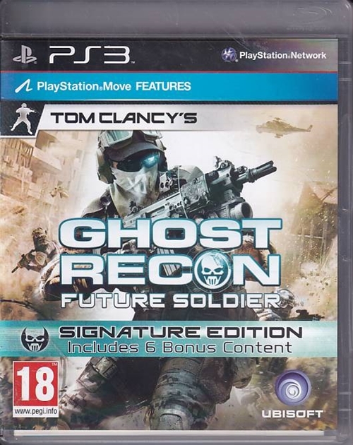 Tom Clancys Ghost Recon Future Soldier Signature Edition - PS3 (B Grade) (Genbrug)